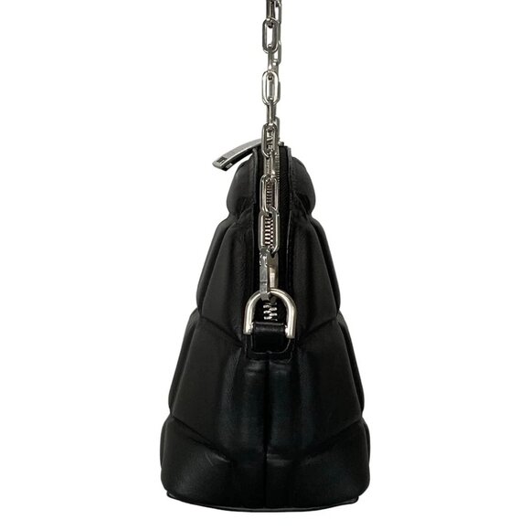 Auth BOTTEGA VENETA Padetto Mini Half Moon - Black Leather - Picture 5 of 14